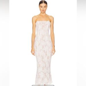 V. Chapman capulet midi dress